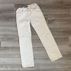 Old Navy boys cream slim denim jeans